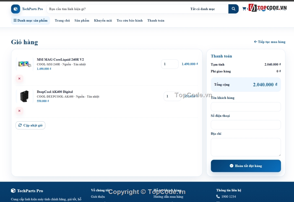 website bán máy tính,website,web linh kiện  máy tính